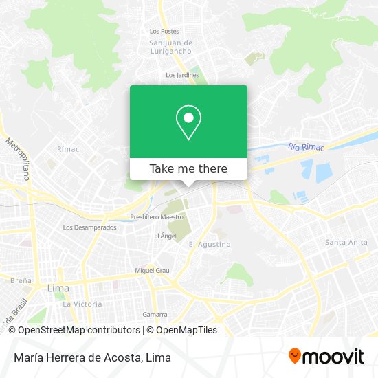 María Herrera de Acosta map