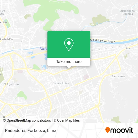 Radiadores Fortaleza map