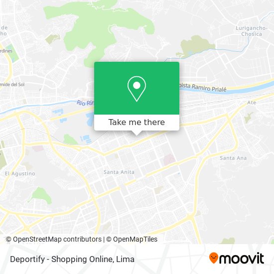 Deportify - Shopping Online map