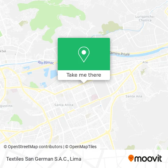 Textiles San German S.A.C. map