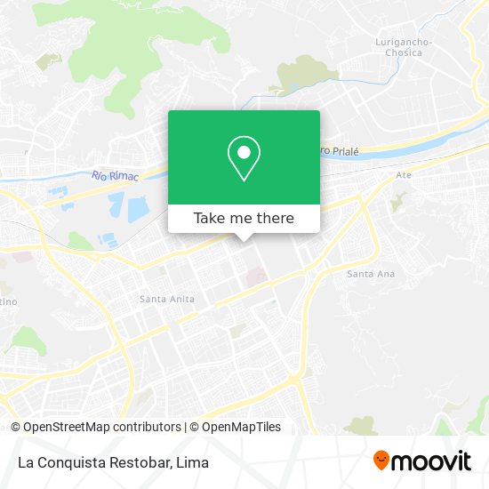 Mapa de La Conquista Restobar
