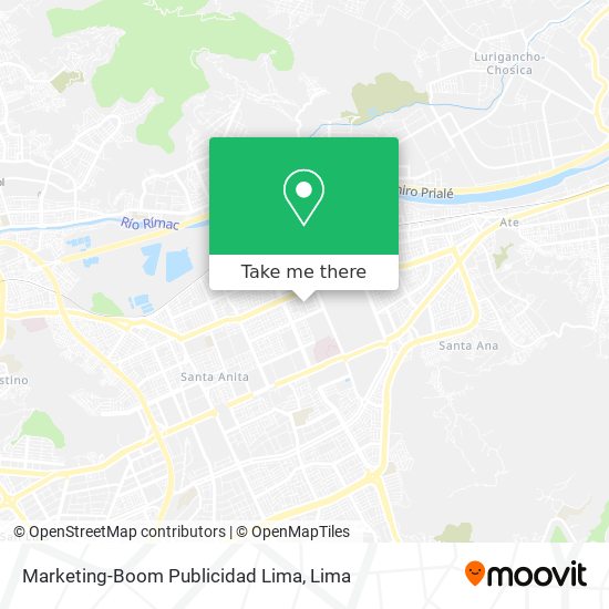 Marketing-Boom Publicidad Lima map