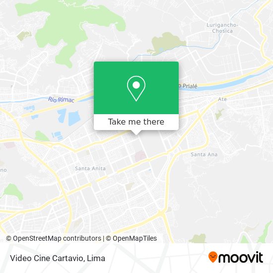 Mapa de Video Cine Cartavio