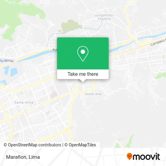 Mapa de Marañon
