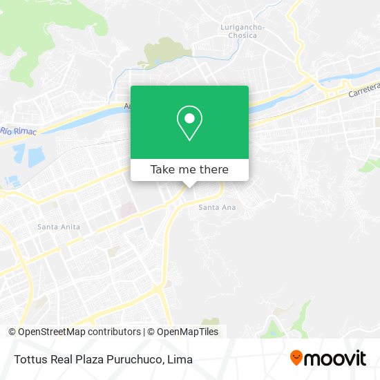Tottus Real Plaza Puruchuco map
