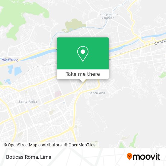 Boticas Roma map