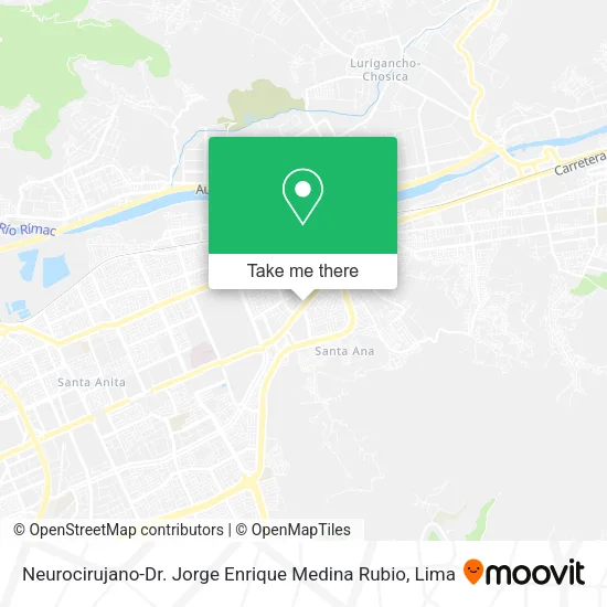 Mapa de Neurocirujano-Dr. Jorge Enrique Medina Rubio