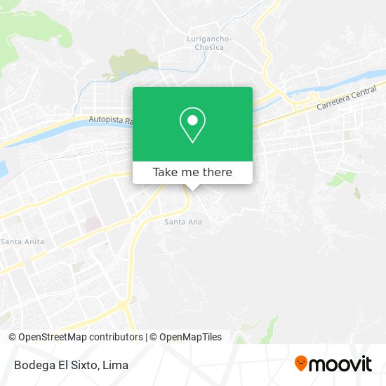 Bodega El Sixto map