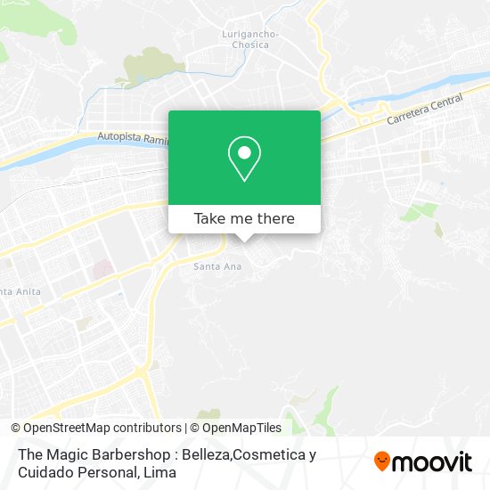 The Magic Barbershop : Belleza,Cosmetica y Cuidado Personal map