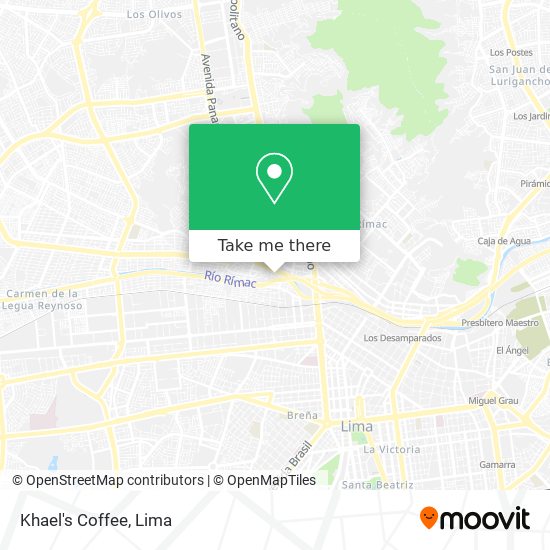 Khael's Coffee map