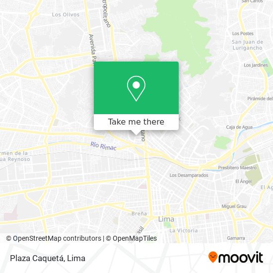 Mapa de Plaza Caquetá