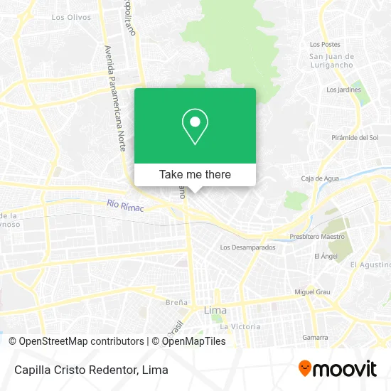 Capilla Cristo Redentor map