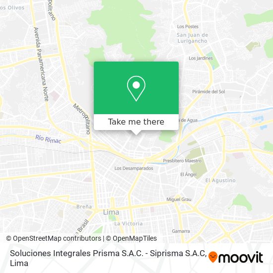 Soluciones Integrales Prisma S.A.C. - Siprisma S.A.C map