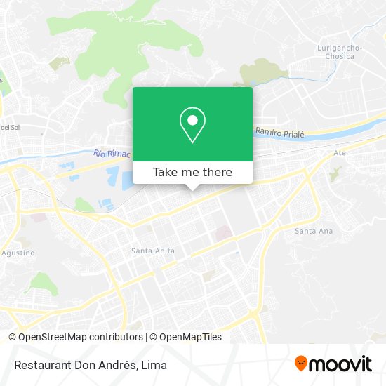 Restaurant Don Andrés map