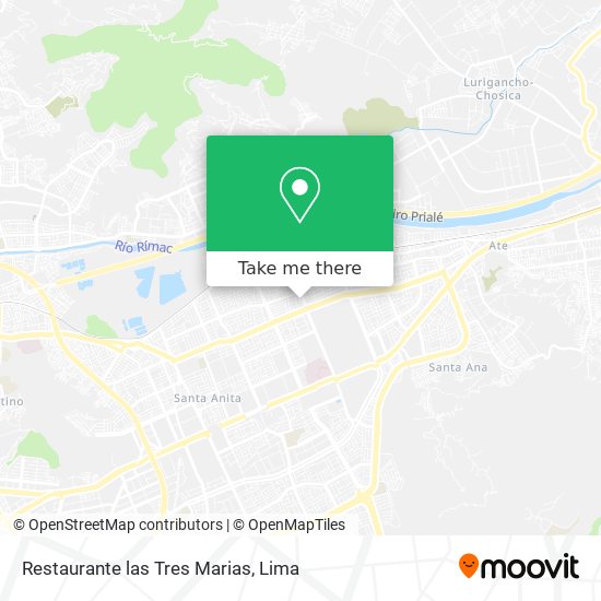 Mapa de Restaurante las Tres Marias