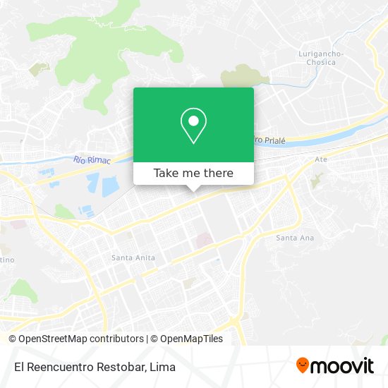 Mapa de El Reencuentro Restobar