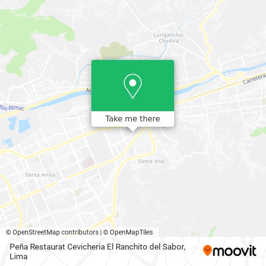 Mapa de Peña Restaurat Cevicheria El Ranchito del Sabor