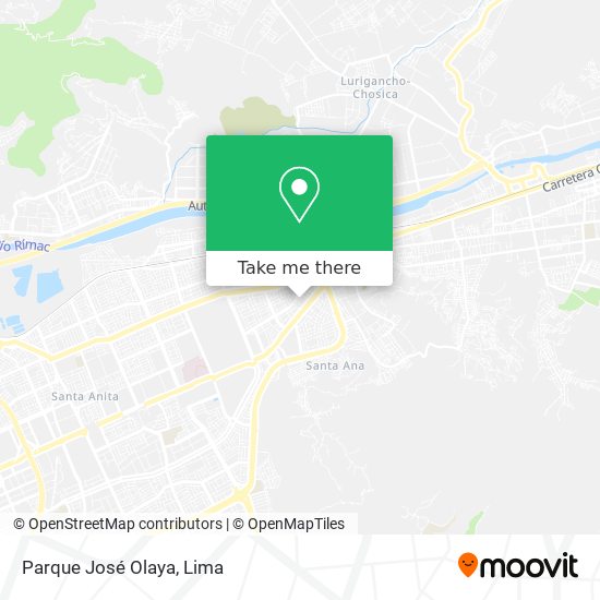 Mapa de Parque José Olaya