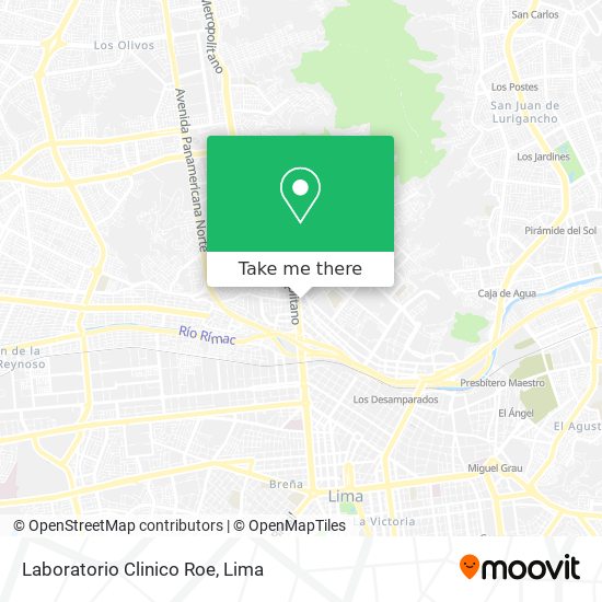 Laboratorio Clinico Roe map