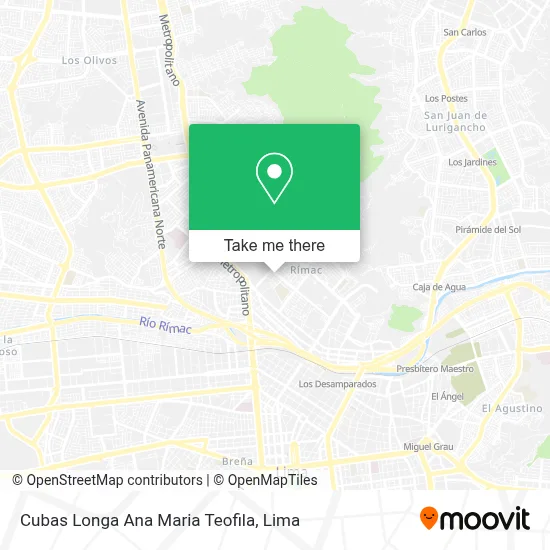 Cubas Longa Ana Maria Teofila map