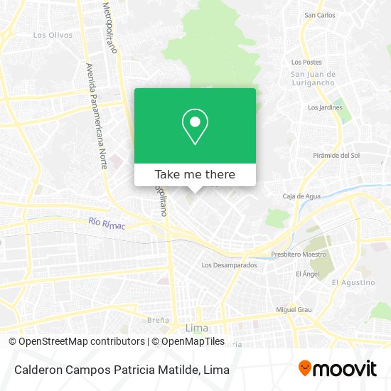Calderon Campos Patricia Matilde map
