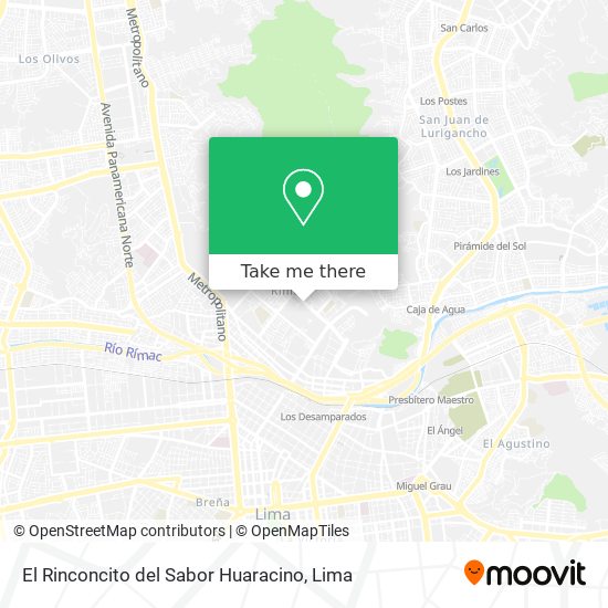 El Rinconcito del Sabor Huaracino map