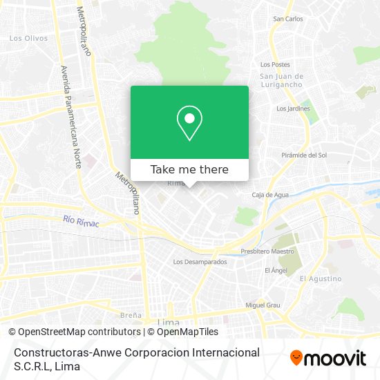 Constructoras-Anwe Corporacion Internacional S.C.R.L map