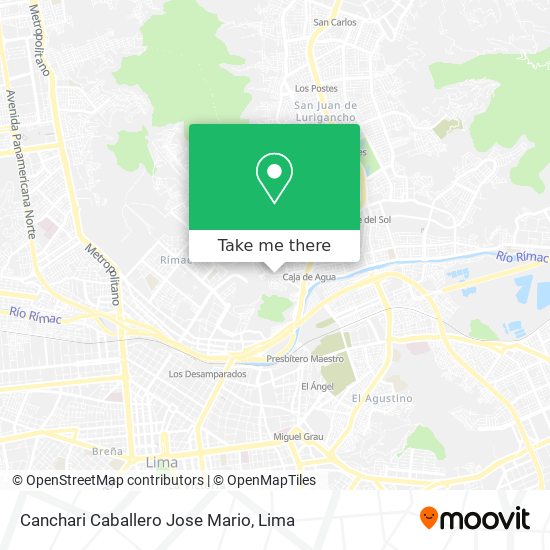 Canchari Caballero Jose Mario map