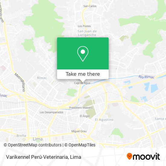 Varikennel Perú-Veterinaria map