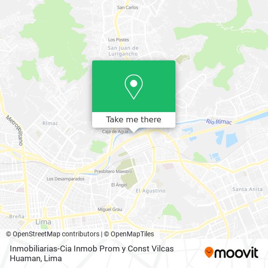 Inmobiliarias-Cia Inmob Prom y Const Vilcas Huaman map