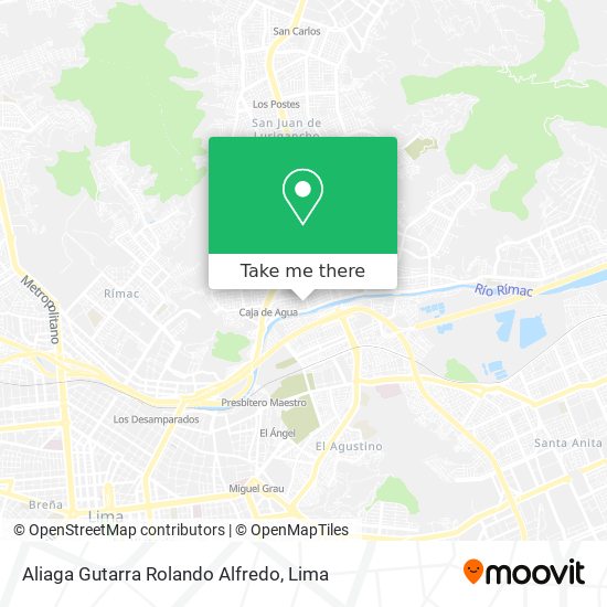 Mapa de Aliaga Gutarra Rolando Alfredo
