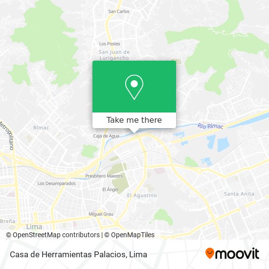Casa de Herramientas Palacios map