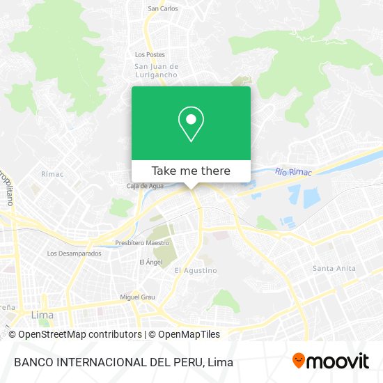 BANCO INTERNACIONAL DEL PERU map