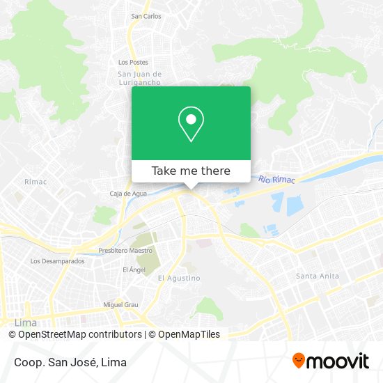 Coop. San José map