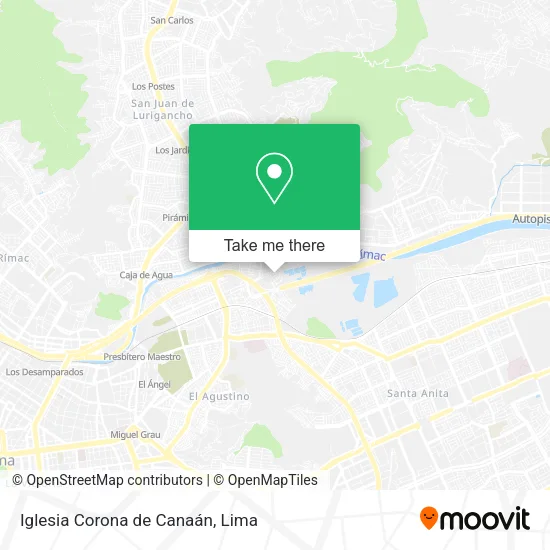 Mapa de Iglesia Corona de Canaán