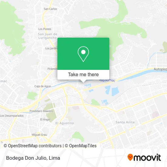 Mapa de Bodega Don Julio