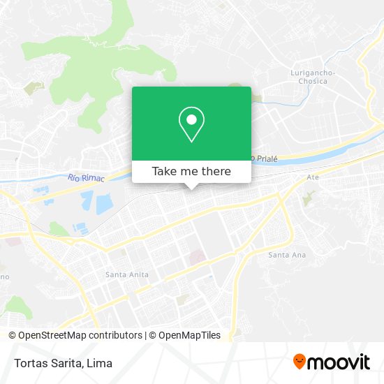 Tortas Sarita map