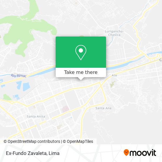 Ex-Fundo Zavaleta map