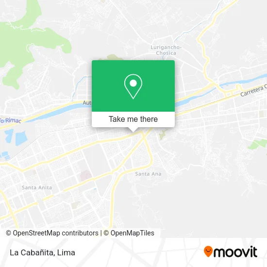 Mapa de La Cabañita