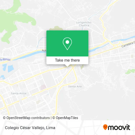 Colegio César Vallejo map