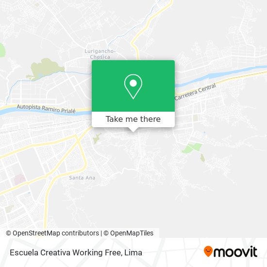 Escuela Creativa Working Free map