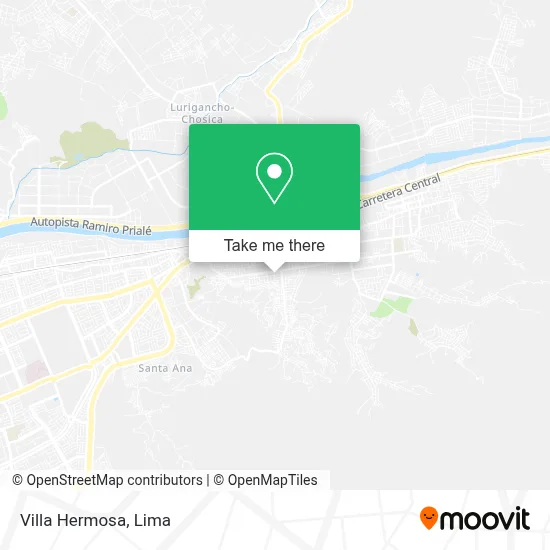 Villa Hermosa map