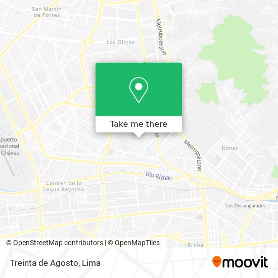 Treinta de Agosto map