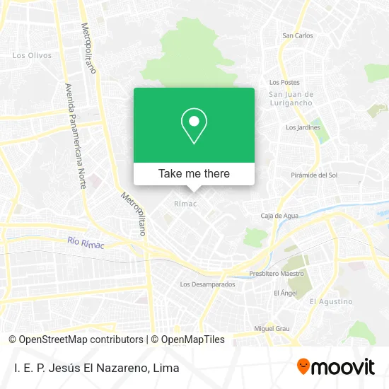 I. E. P. Jesús El Nazareno map