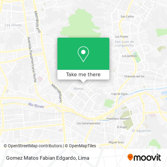 Mapa de Gomez Matos Fabian Edgardo