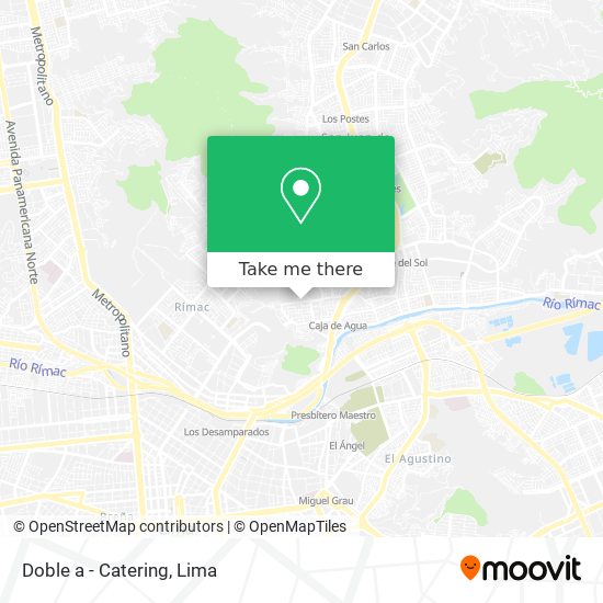 Doble a - Catering map