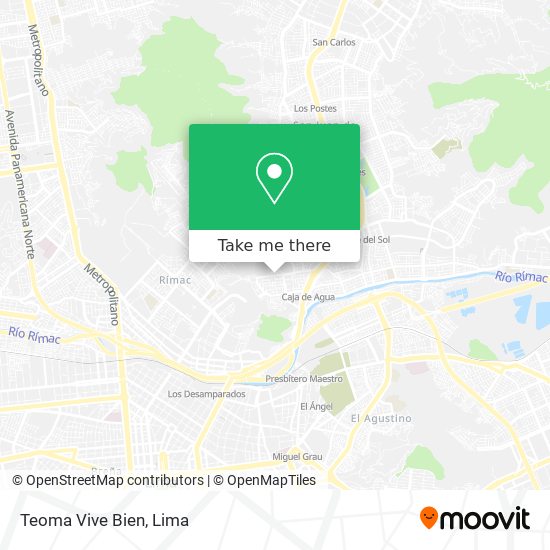 Teoma Vive Bien map