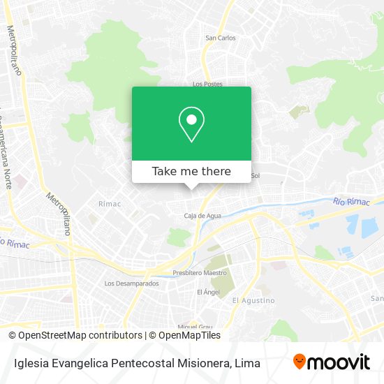 Mapa de Iglesia Evangelica Pentecostal Misionera