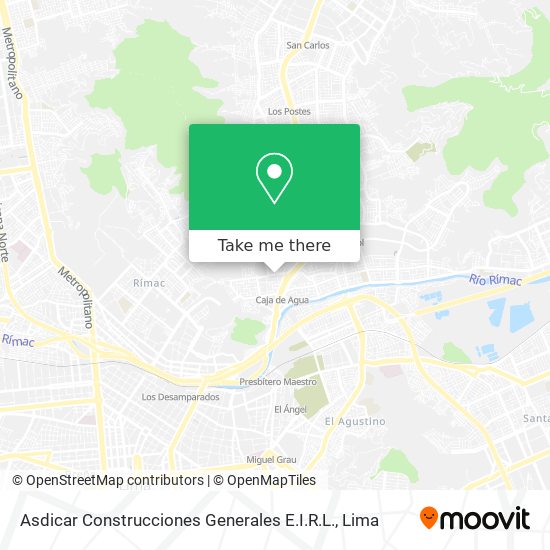 Asdicar Construcciones Generales E.I.R.L. map