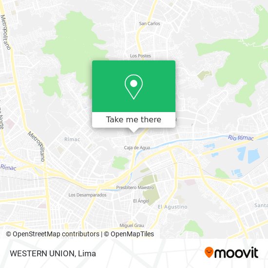 WESTERN UNION map